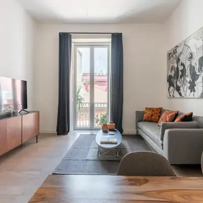 Design flat next to Via Toledo up to 4 people
