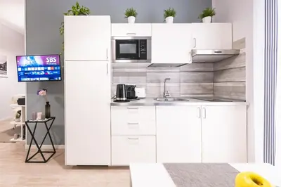 Cucina o angolo cottura di Archivio 32 Neapolitan Apartment