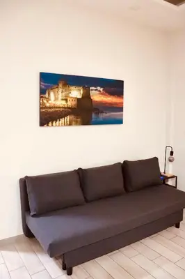 Area soggiorno di Parthenope Luxury Apartment