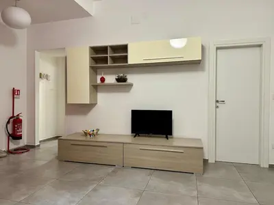 TV o dispositivi per l'intrattenimento presso Nicotera Apartment