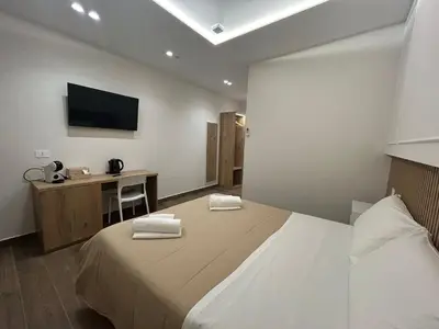Letto o letti in una camera di Suite Conte' Piazza Garibaldi