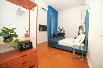 TV o dispositivi per l'intrattenimento presso Palazzo Castriota Scanderbeg Apartment - City Center Apartment