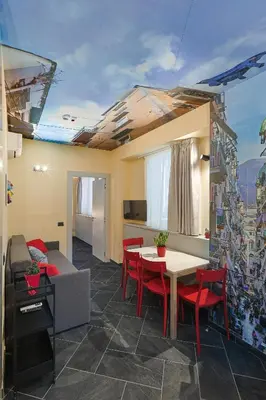 TV o dispositivi per l'intrattenimento presso Calumé - I Vicoli di Napoli - Comfort & Relax for Couples and Families
