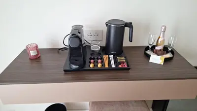 Set per la preparazione di tè e caffè presso Mama's Boutique Rooms