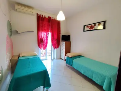 Letto o letti in una camera di Albi House Vomero