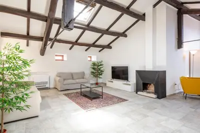 Area soggiorno di Luxury Sea Front Penthouse - B Home