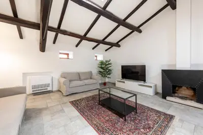 Area soggiorno di Luxury Sea Front Penthouse - B Home