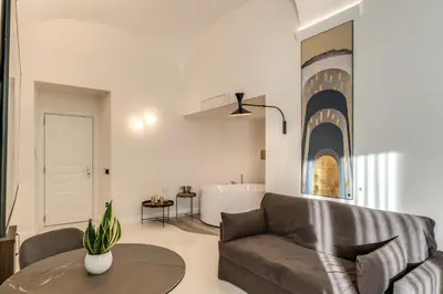 Area soggiorno di Residenze Piazza Dante