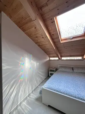 Letto o letti in una camera di La cà di giuliettae