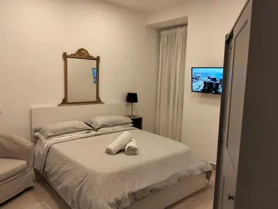 Letto o letti in una camera di La Porta di Napoli