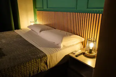 Letto o letti in una camera di L'abbraccio di Maria