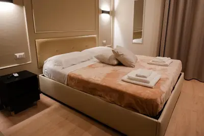 Letto o letti in una camera di L'abbraccio di Maria