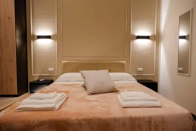 Letto o letti in una camera di L'abbraccio di Maria