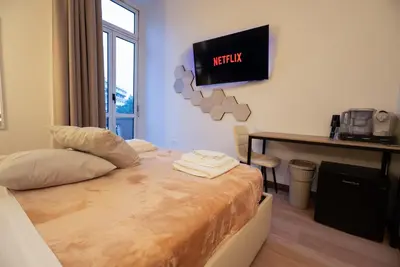 Letto o letti in una camera di L'abbraccio di Maria