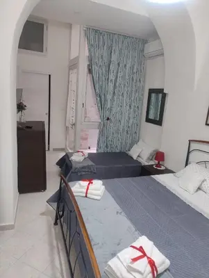 Letto o letti in una camera di La Casa di Nonno Gennaro