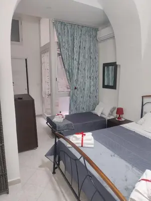 Letto o letti in una camera di La Casa di Nonno Gennaro