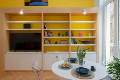 TV o dispositivi per l'intrattenimento presso Boutique Apartment Spaccanapoli