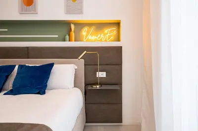 Letto o letti in una camera di Vomerè