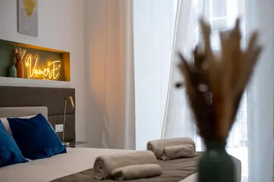 Letto o letti in una camera di Vomerè