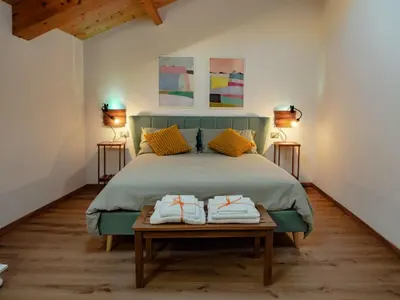Letto o letti in una camera di Wind Rose - Ventaglieri Terrace