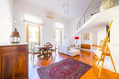 Area soggiorno di Harmony Elegant Apartment with Parking