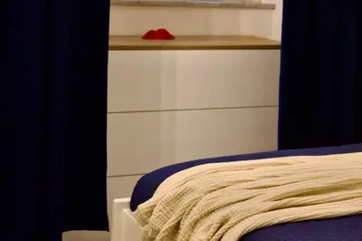 Letto o letti in una camera di Guest House dei Poeti