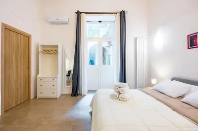 Letto o letti in una camera di Art Apartment by Napoliapartments