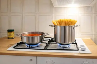 Cucina o angolo cottura di Casa Napoli Centro Storico San Gregorio Armeno