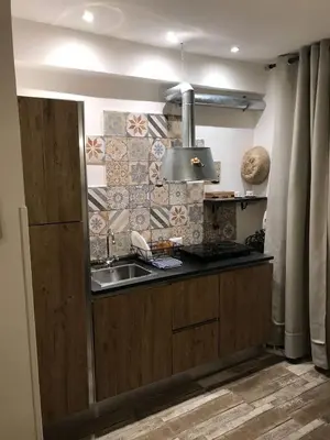 Cucina o angolo cottura di L Aurora di Napoli