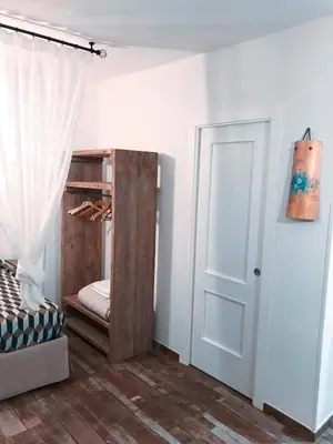 Letto o letti in una camera di L Aurora di Napoli