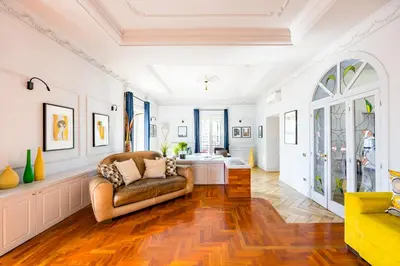 Area soggiorno di Elite Art Palace by Napoliapartments