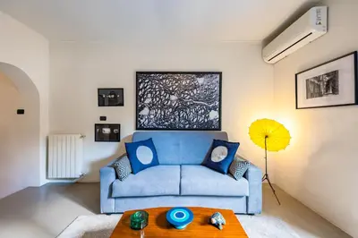 Area soggiorno di Nilo Boutique Terrace by NapoliApartments