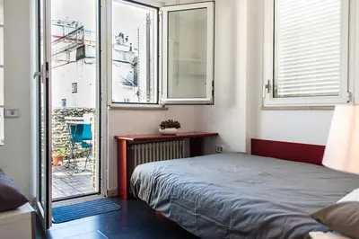 Letto o letti in una camera di Penthouse on the Bay of Naples