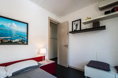 Letto o letti in una camera di Penthouse on the Bay of Naples