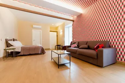 Area soggiorno di Marilyn Apartment Piazza Bellini