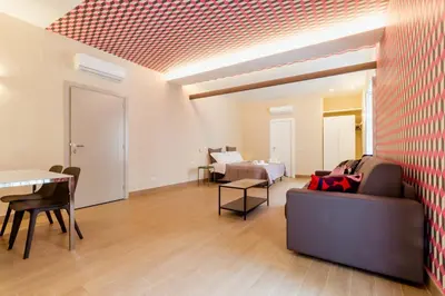 Area soggiorno di Marilyn Apartment Piazza Bellini