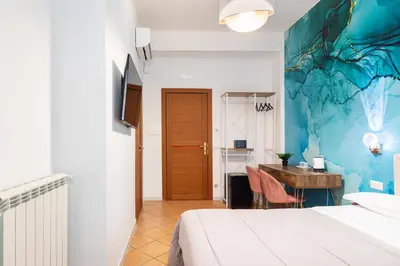 Letto o letti in una camera di Le Corti del Re Tappia