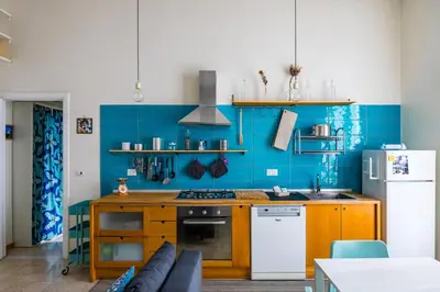 Cucina o angolo cottura di Oasis Flat near San Gregorio Armeno