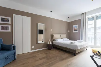 Letto o letti in una camera di Domus Furcilla Lux By Dimorra