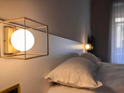 Letto o letti in una camera di Casa Pica 18