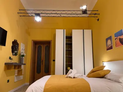 Letto o letti in una camera di Casa Pica 18