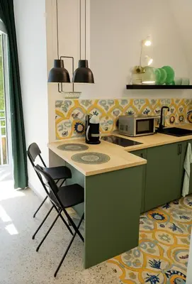 Cucina o angolo cottura di Neapolitan modern loft