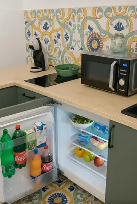 Cucina o angolo cottura di Neapolitan modern loft
