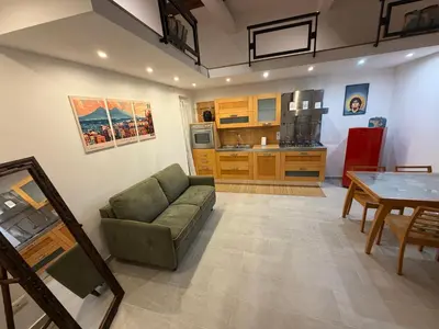 Area soggiorno di Casa Sapienza