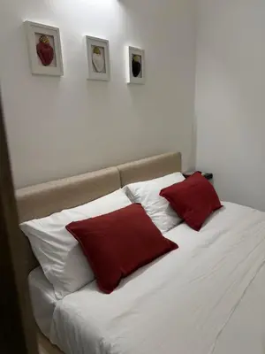 Letto o letti in una camera di Casa Sapienza