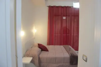 Letto o letti in una camera di Stella Diana