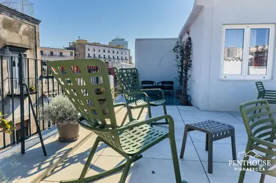 Balcone o terrazza di Penthouse Pignasecca - Design Suites