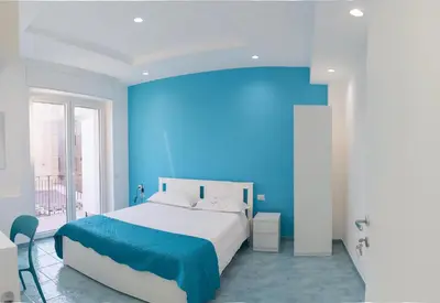 Letto o letti in una camera di Casa Nuova Marina