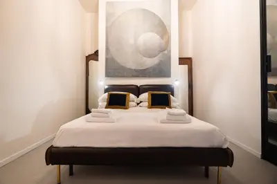 Letto o letti in una camera di Bonbon Apartment 1
