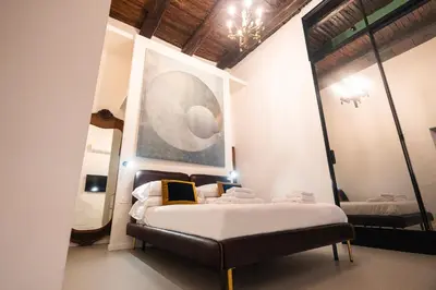 Letto o letti in una camera di Bonbon Apartment 1
